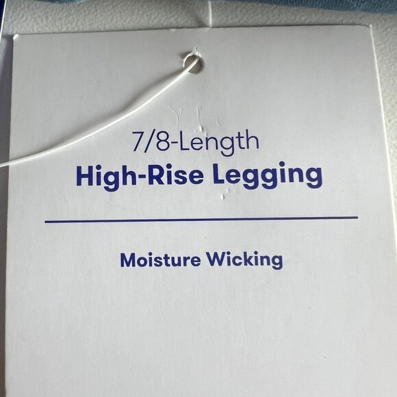 JoyLab Women's High-Rise Wrap Waistband Leggings Blue Size XS - Picture 6 of 8